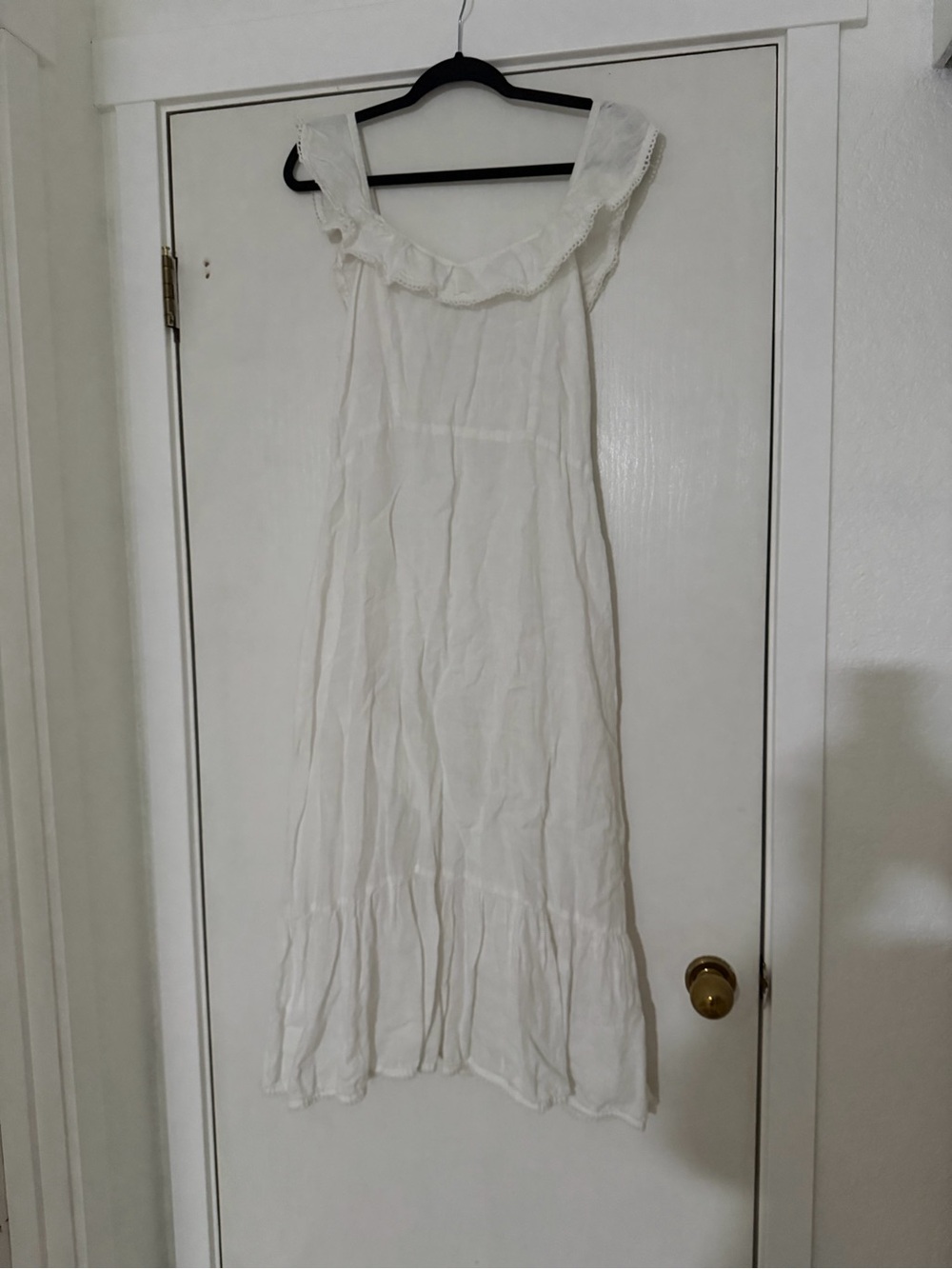 Roller Rabbit White Ruffle-Trim Cotton Sundress - Picture 11 of 12